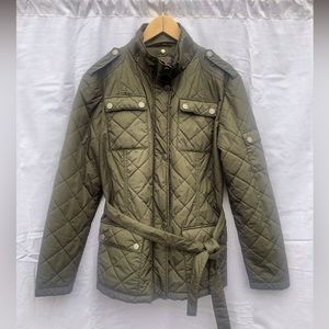 Dark green Pendleton women’s quilted puffy jacket